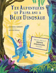 Padma and a Blue Dinosaur (P)
